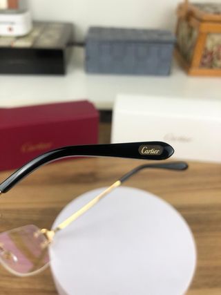 Gafas Cartier Doradas