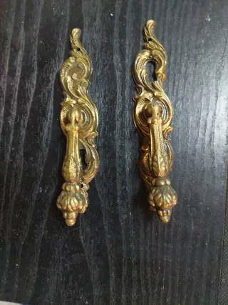 Manillas Vintage Mueble Bronce