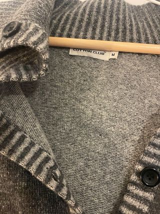 Rebeca larga gris talla M