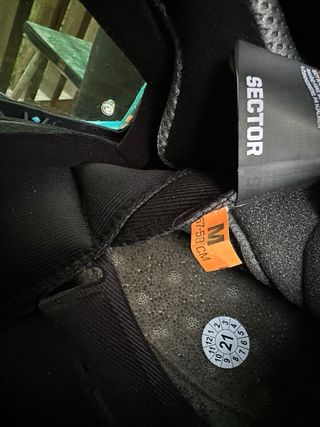 Casco THOR Motocross Gafas Doradas