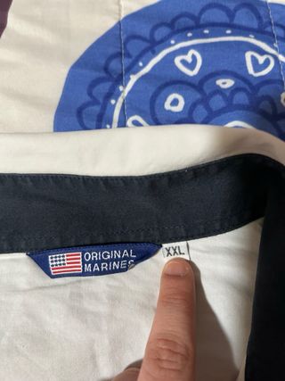 Camicia uomo mezza manica con ricamo