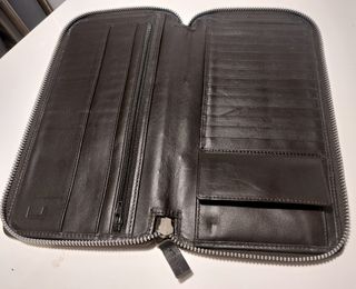 Cartera tarjetero billetero Adolfo Domínguez piel