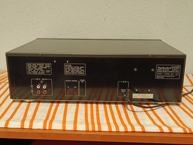 Pletina Doble Cassette HiFi Technics RS-TR255