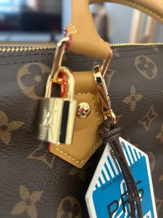 Bolso Louis Vuitton Speedy 30 Marrón/Rojo