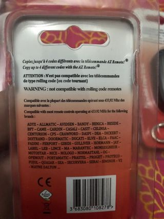 4 Telecomandi Universali per Cancelli Sigillati