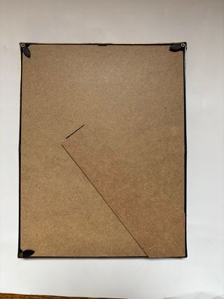 Cornice portafoto marrone geometrica