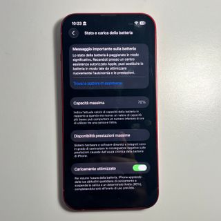 IPHONE 13 128GB ROSSO APPLE + SCATOLA e CAVO USB