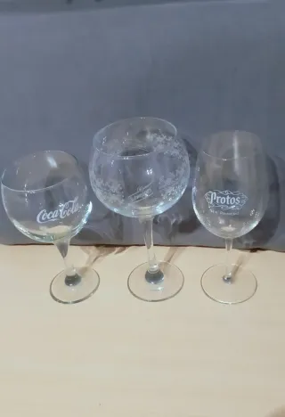 3 Copas de marcas de bebidas