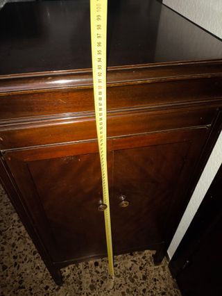 GRAMÓFONO MUEBLE CAOBA LA VOZ DE SU AMO.