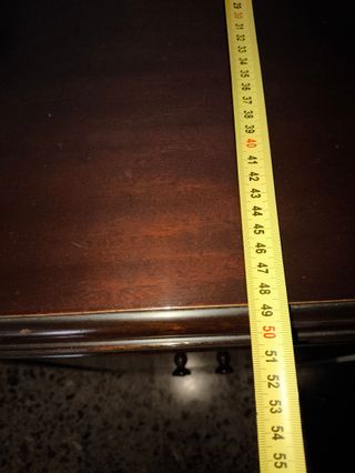 GRAMÓFONO MUEBLE CAOBA LA VOZ DE SU AMO.