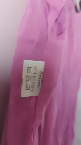 Vestido reversible burdeos y rosa T 40