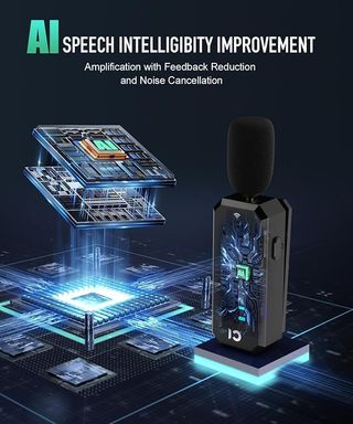 SHIDU amplificador voz 1800mAh BT inalámbrico