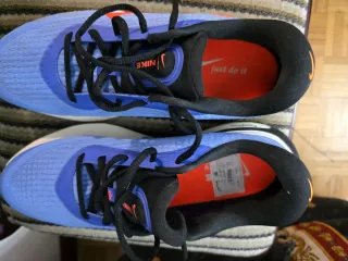 Zapatillas Nike Hombre Azul Naranja