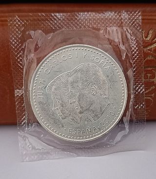 Moneda 12 euros plata  2010