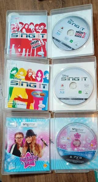 Pack 3 Juegos Karaoke PS3 - Sing It y SingStar