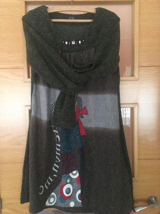 Vestido de invierno mini talla M