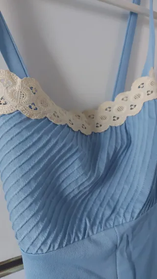 Camisón vintage azul Talla S