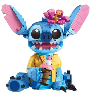Pack piezas de construcción Stitch y Angela