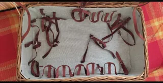 Cesta picnic vintage in vimini