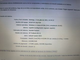 HP Probook 650 G1 i5 8GB RAM 240GB SSD