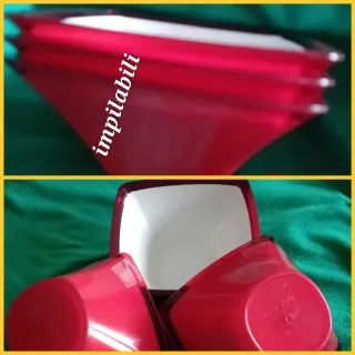 Tris ciotole Omada Design Linea Square Italy