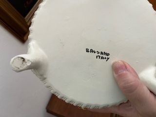 Scatola in ceramica con fiori