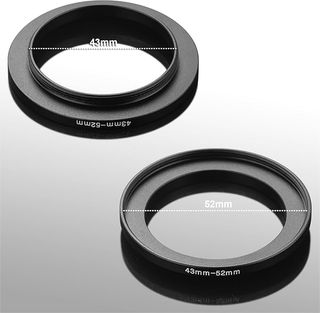 BCMCZCDC parasol 52mm aluminio adaptador 43mm