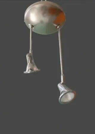 Lámpara de techo colgante doble