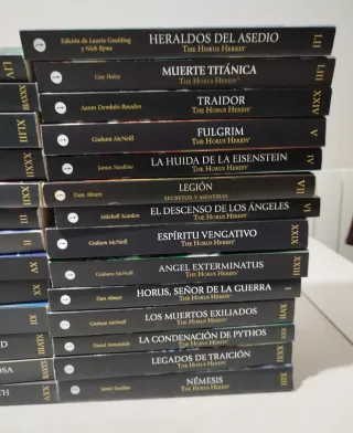 LIBROS HEREJIA DE HORUS COLECCIÓN COMPLETA