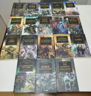 LIBROS HEREJIA DE HORUS COLECCIÓN COMPLETA