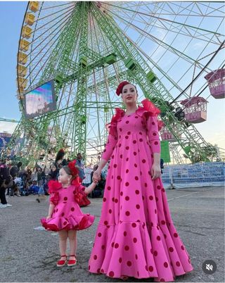 Traje Flamenca Madre e Hija - 1 Puesta