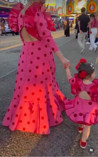 Traje Flamenca Madre e Hija - 1 Puesta