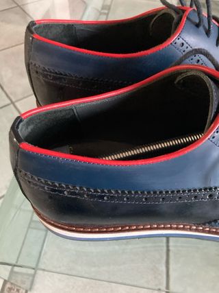 Scarpe Deckard Derby/Oxford Blu e Nere