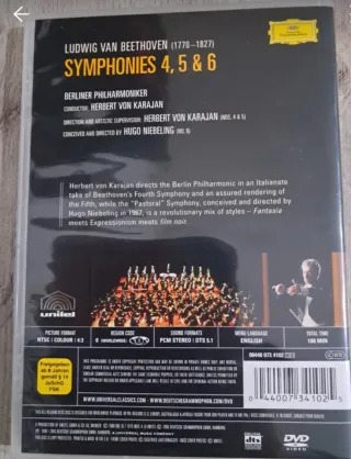 Cofanetto 3 DVD Karajan Beethoven