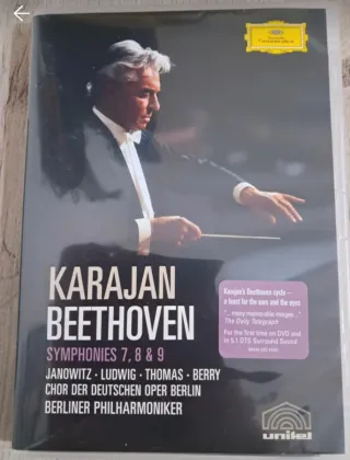 Cofanetto 3 DVD Karajan Beethoven