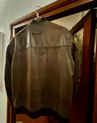 Cazadora de piel McGregor marrón