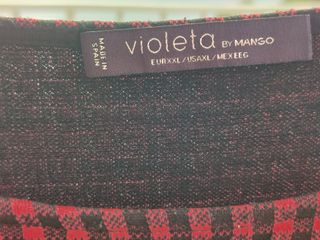 OFERTA 3 X 2 Jersey cuadros rojo y negro