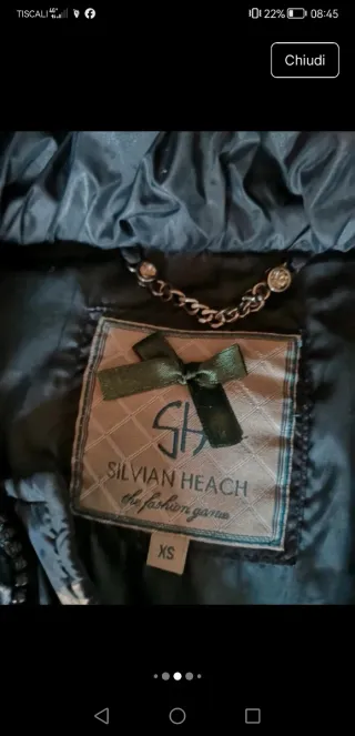 Piumino vera piuma d'oca nero e viola