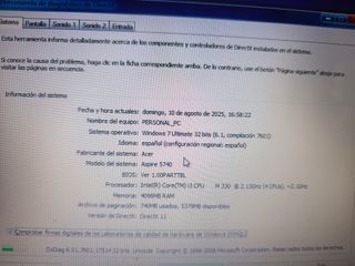 Acer Aspire Core i3 4GB RAM 320GB HDD