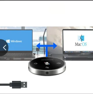 micrófono de conferencia USB de escritorio Q5