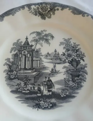 Platos de postre Cartuja de Sevilla