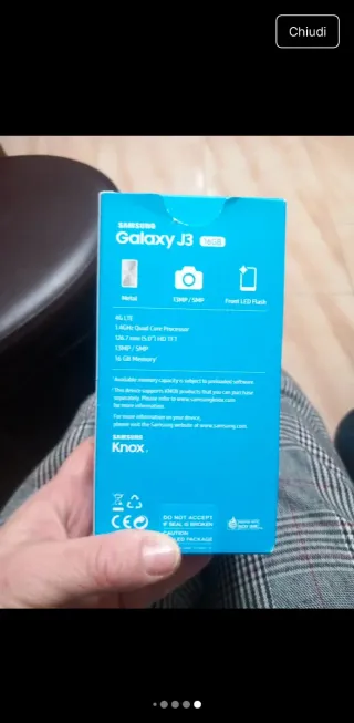 Samsung Galaxy J3 Nero