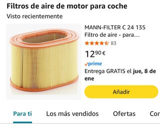 Filtro de aire MANN C 24 135 – Mitsubishi Montero