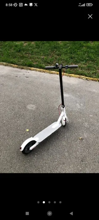 Patinete Eléctrico Blanco
