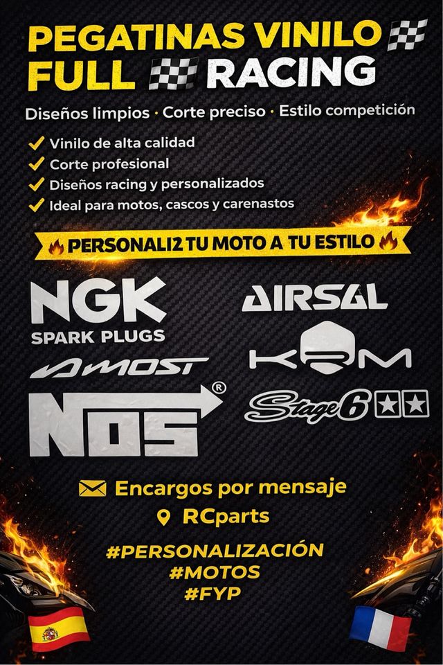 Pegatinas Vinilo Full Racing Motos