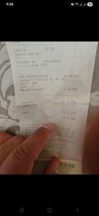 Polo Hugo Boss gris talla L