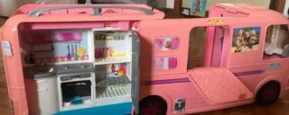 Camper Barbie rosa