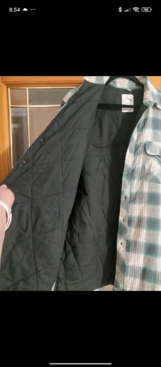 Sobrecamisa de cuadros hombre