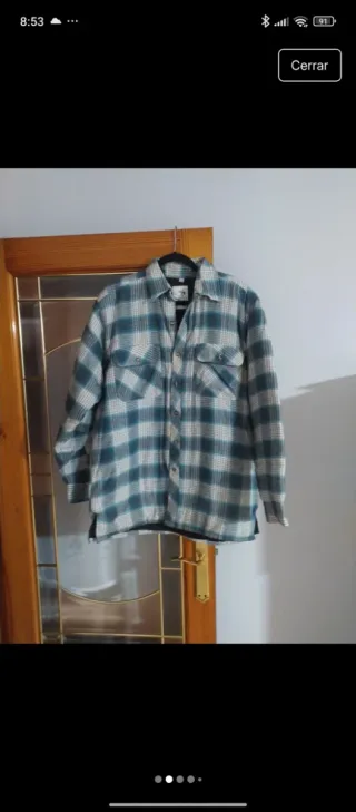 Sobrecamisa de cuadros hombre