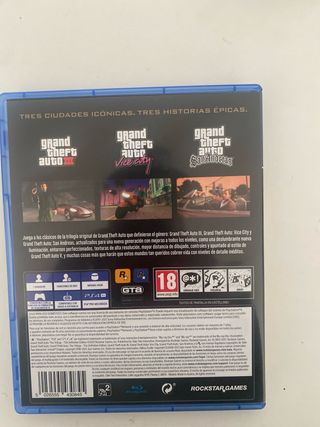 GTA The Trilogy Definitive Edition PS4